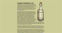 Desktop Screenshot of negative-feedback.com
