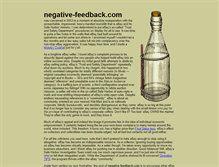 Tablet Screenshot of negative-feedback.com